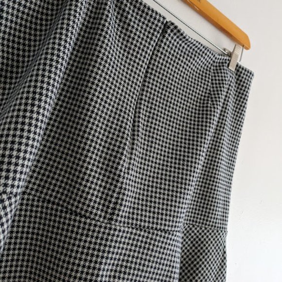 Gap Cream and Black Houndstooth Skirt Size 20 - Picture 4 of 8